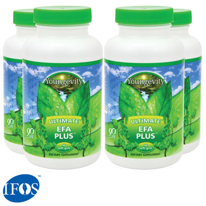 4 pk - Ultimate EFA Plus™- 90 SOFT GELS