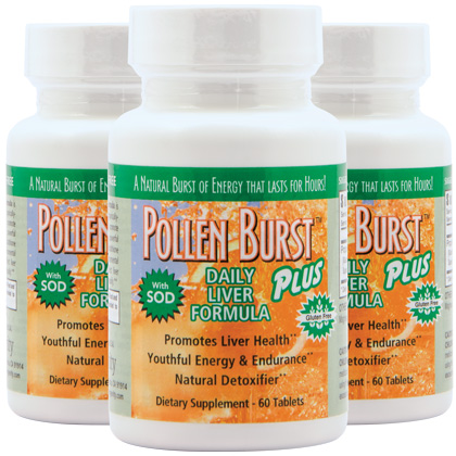 Pollen Burst™ Plus - Daily Liver Formula (3 Pack)